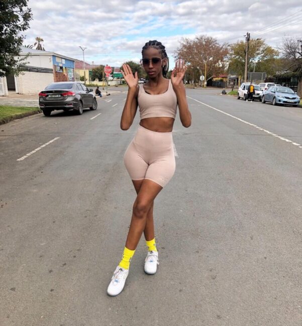 South Africa Model Nomsa Maqethuka Shows Off Her Sexy Cameltoe