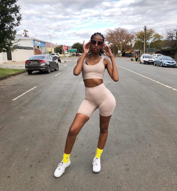 South Africa Model Nomsa Maqethuka Shows Off Her Sexy Cameltoe
