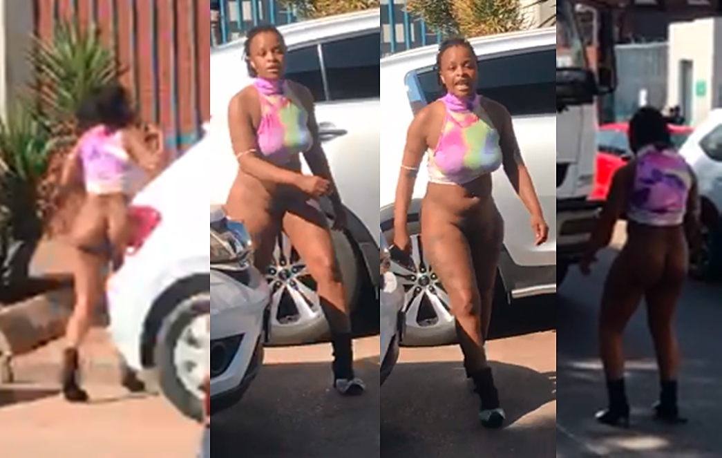 Naughty Mzansi Woman Walks Naked In South Africa