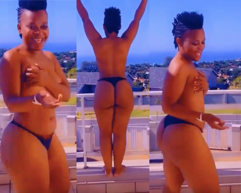 Zodwa Wabantu Goes Butt Naked