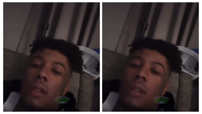 Blueface shared a live video of Jaidyn Alexis giving him head in blowjob scandal