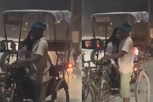 Delhi Lady Sexually Exploits Rickshaw Puller Hand Job Video