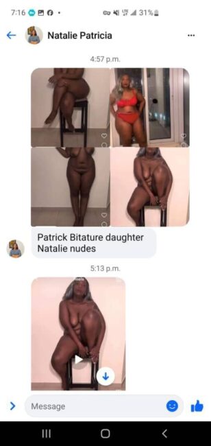 Businessman Patrick Bitature Daughter Natalie Nudes Leak