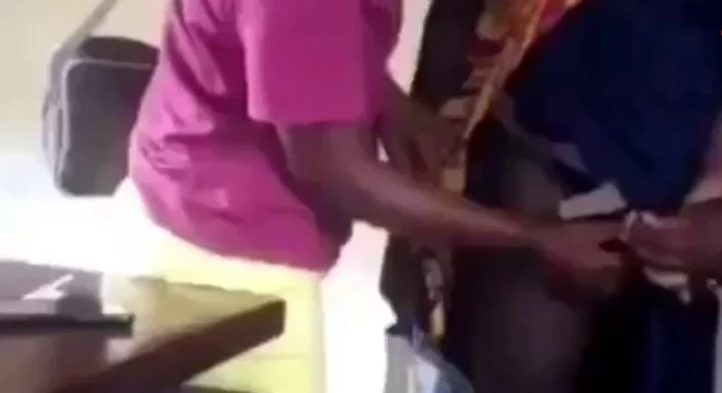 Office Handjob: Video Of Maasai Man Allegedly Sexually Harrased By Two women Breaks The Internet