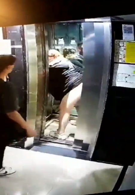 White Couple Busted While Having Sex In An Elevator