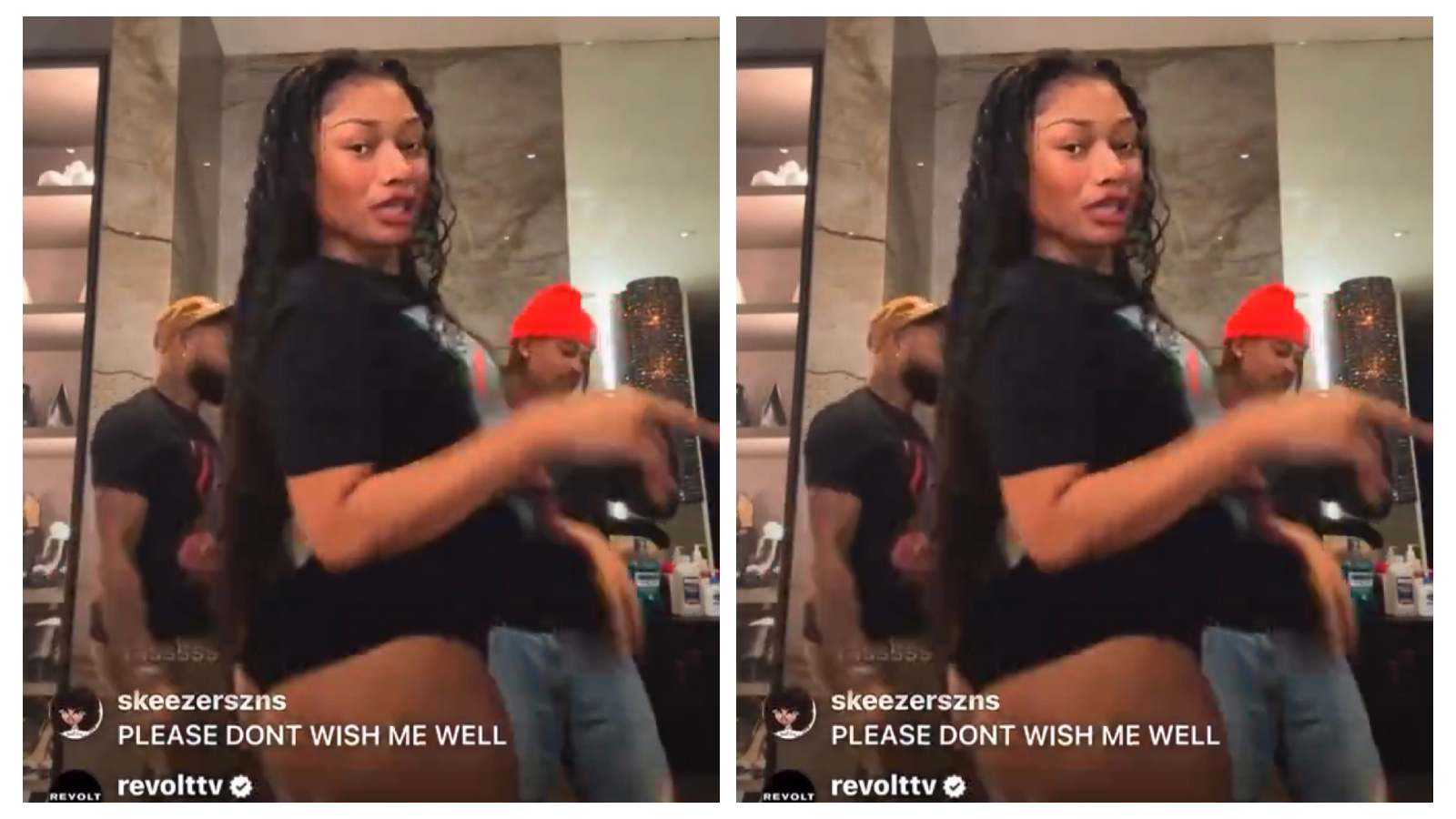 Megan Thee Stallion Twerking On Instagram Live With Her Male Friends To Celebrate HISS Going #1 On Billboard Hot 100