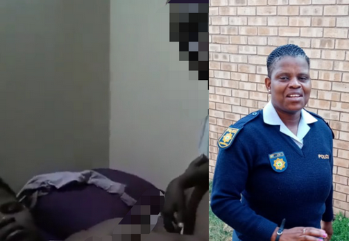 South African Police Woman Sex With Son on Camera