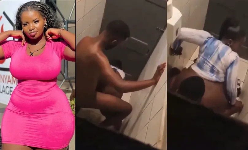 Christine Nampeera Sex Video Fucked at Kenji s Toilet by Boyfriend