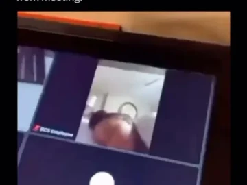 Employee Forgets To Turn Off Video During Work Meeting And Gets Caught Having Sex On Camera In Public