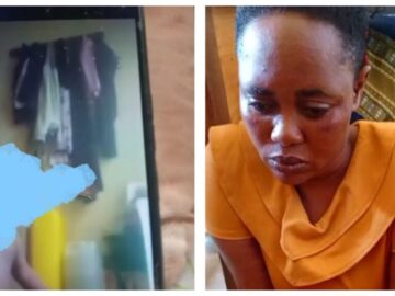 Naked Ugandan Mother Defecating On Her Baby Head In Nyendo, Masaka, Viral Video (WATCH 18+)