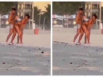 Couple Caught Having Sex On Arpoador Beach, In Rio De Janeiro (WATCH 18+)