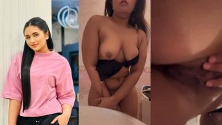 Pakistani Tiktoker Minahil Malik Shares New Nude Video As She Opens Her Pussy