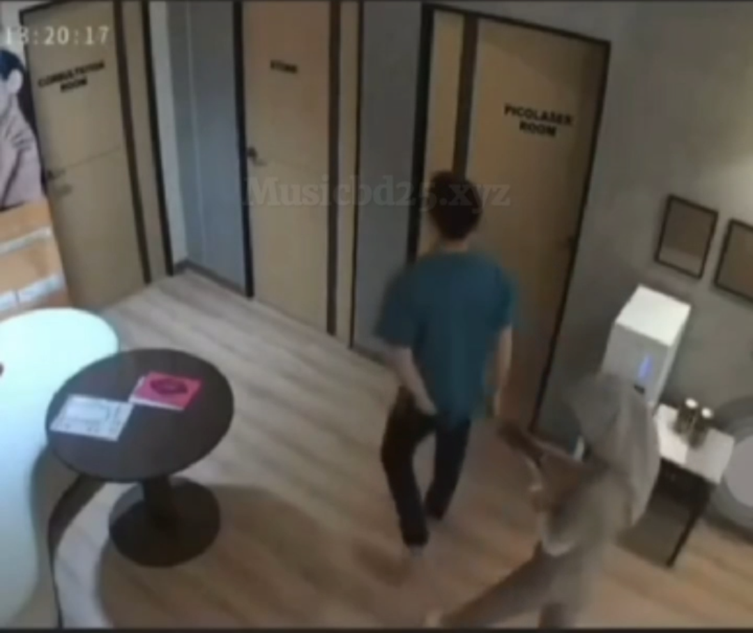 the man caught on camera in a private moment