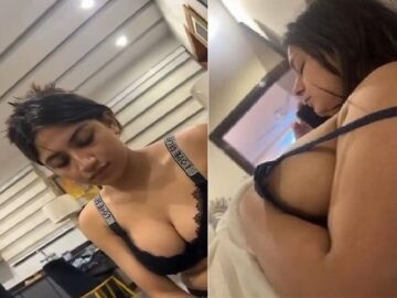 Big boobs Paki slut slipping nipple while on call (FULL VIDEO 18+) Big boobs Paki slut slipping nipple while on call