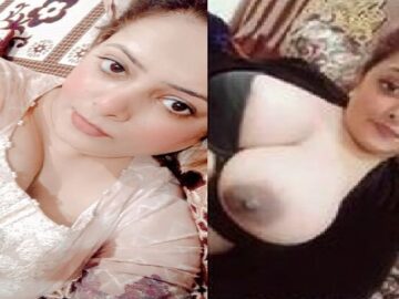 Huge boobs Paki lady selfie videos shared online