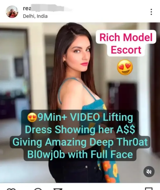 Beautiful Instagram Indian Escort Model Xxx Teases Her Ass and Gives Deep Throat Blowjob (FULL VIDEO 18+)
